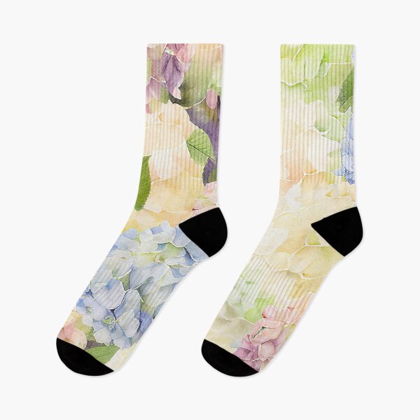 Item preview, Pastel Watercolor Hydrangeas designed and sold by cardinalhill.
