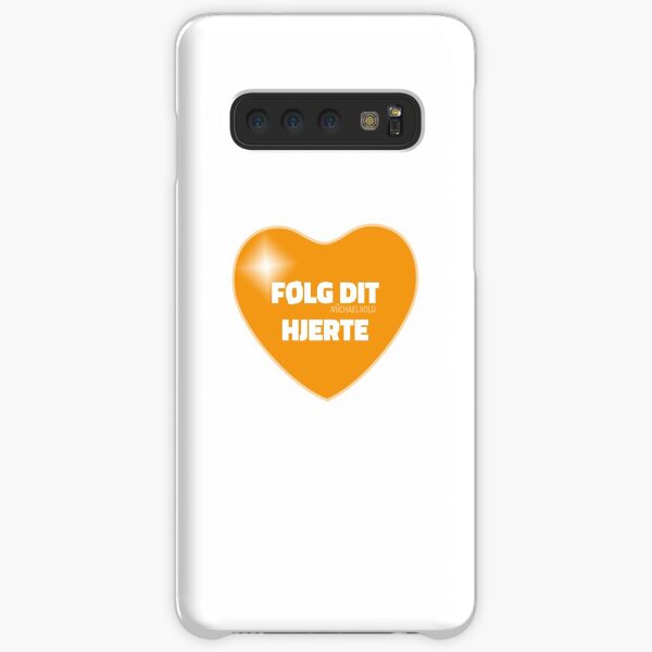 Følg dit hjerte (Orange) Samsung Galaxy Snap Case