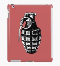 Hand Grenade in Black Shadow iPad Case/Skin