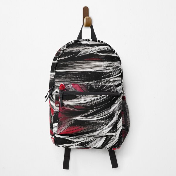 Item preview, Red and Black Rolling Hills and Valleys Abstract Illustration designed and sold by deniselynnimage.