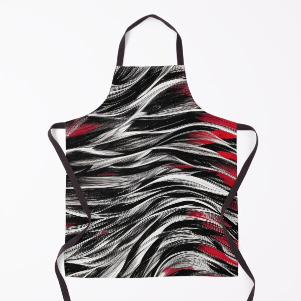 Item preview, Red and Black Rolling Hills and Valleys Abstract Illustration designed and sold by deniselynnimage.