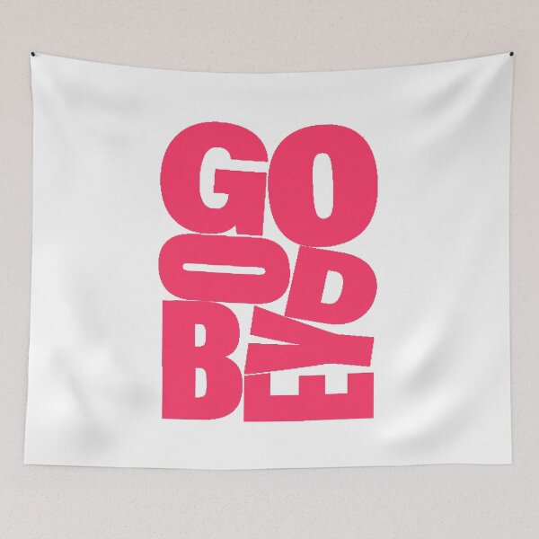 Item preview, Pink and White Goodbye designed and sold by Summer-Winter.