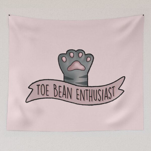 Item preview, Toe Bean Enthusiast Gray Tabby With Pink Pea Toes designed and sold by Zephyr-Studio.