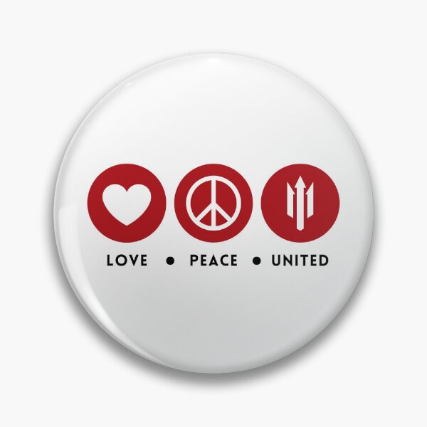 Item preview, Love, Peace, United (Red Black) designed and sold by supermanc.