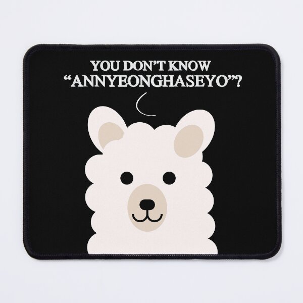 Item preview, Alpaca: You don't know "ANNYEONGHASEYO"? designed and sold by Dylan, Bitesize_Korean.