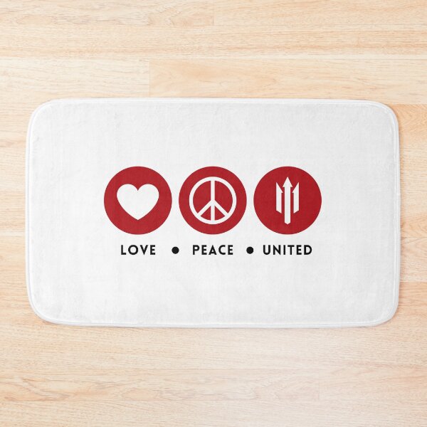 Item preview, Love, Peace, United (Red Black) designed and sold by supermanc.