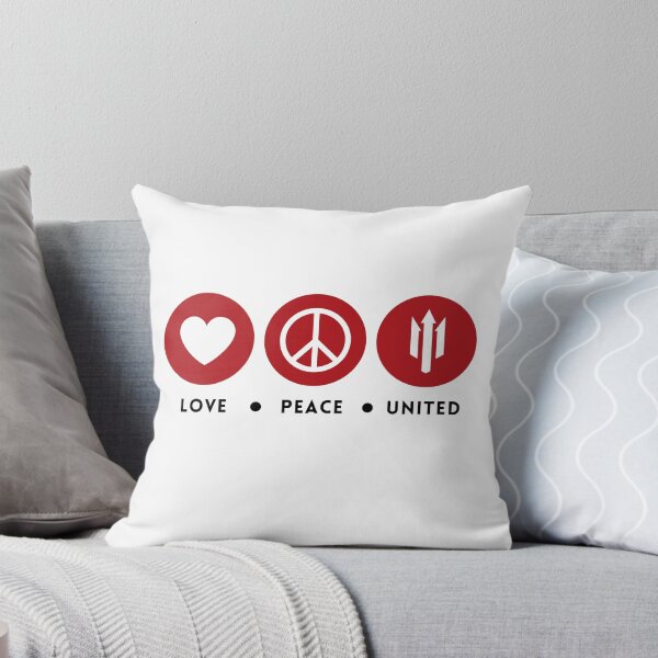 Item preview, Love, Peace, United (Red Black) designed and sold by supermanc.