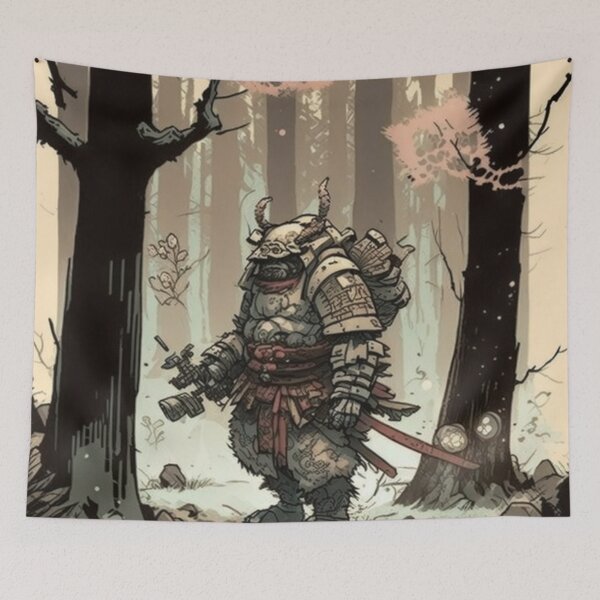 Item preview, Weary Samurai designed and sold by RiverstepStudio.