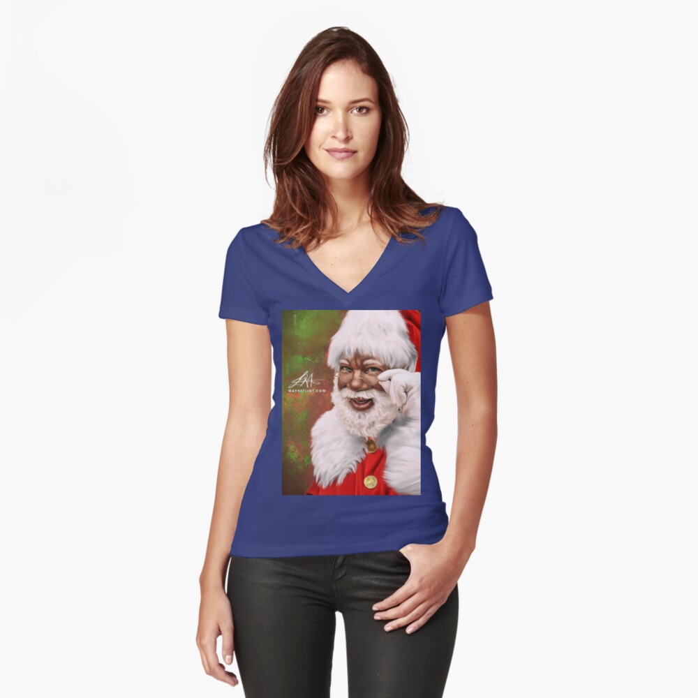 Item preview, Fitted V-Neck T-Shirt designed and sold by wayneflint.