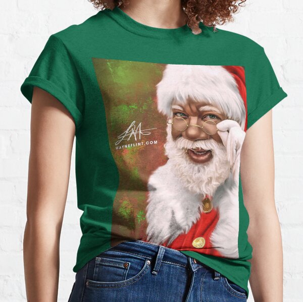Black Santa Classic T-Shirt