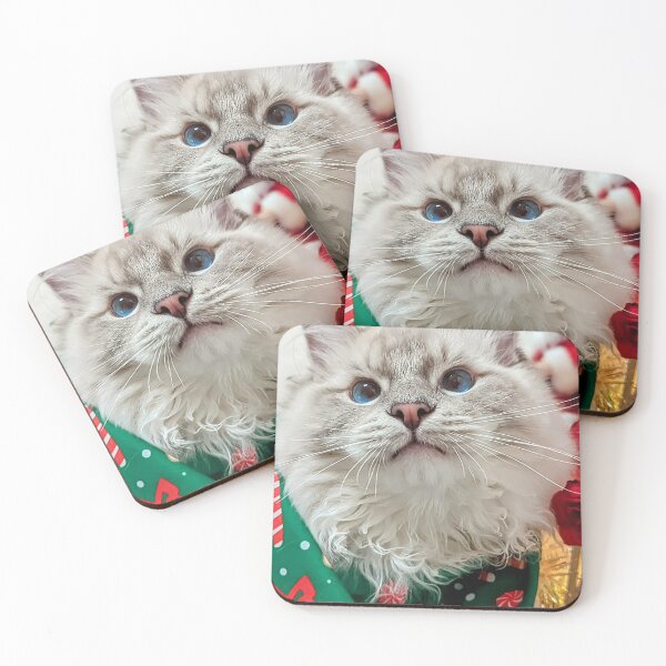 Item preview, Christmas ragdoll kitten designed and sold by Fluffycat2020.
