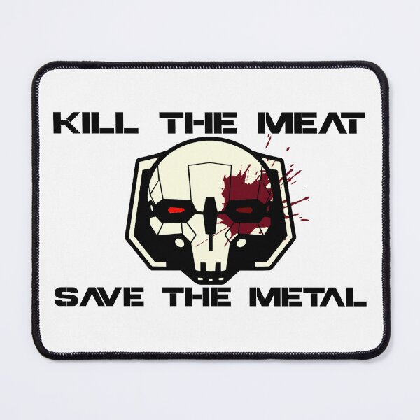 Item preview, Kill the Meat, Save the Metal designed and sold by Arcturan-Art.