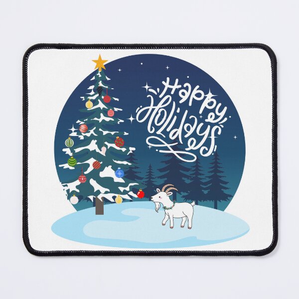 Item preview, Happy Holidays | Holiday Goats | Christmas Goats | Cute Goats designed and sold by PistolRidgeFarm.