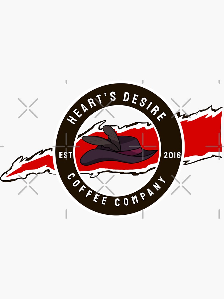 "Heart’s Desire Coffee Noir Persona 5" Sticker for Sale by HHGizmo