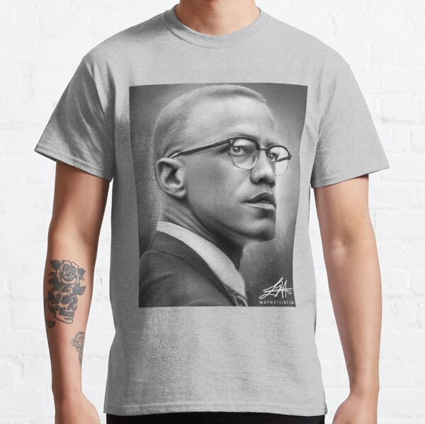 Digital Malcolm X Classic T-Shirt