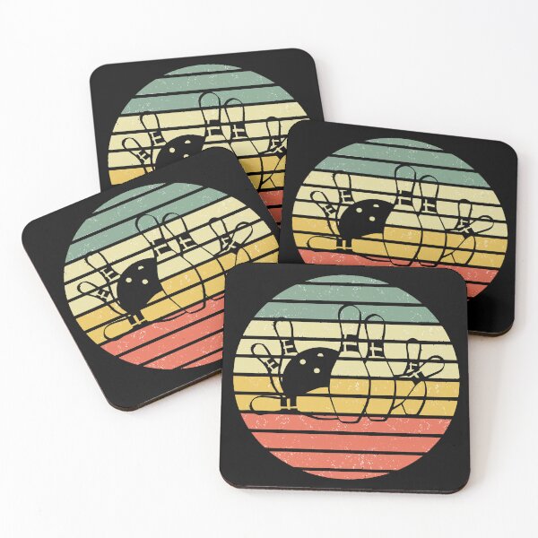 Item preview, Retro Bowling Sunset Design designed and sold by CyberneticTees.