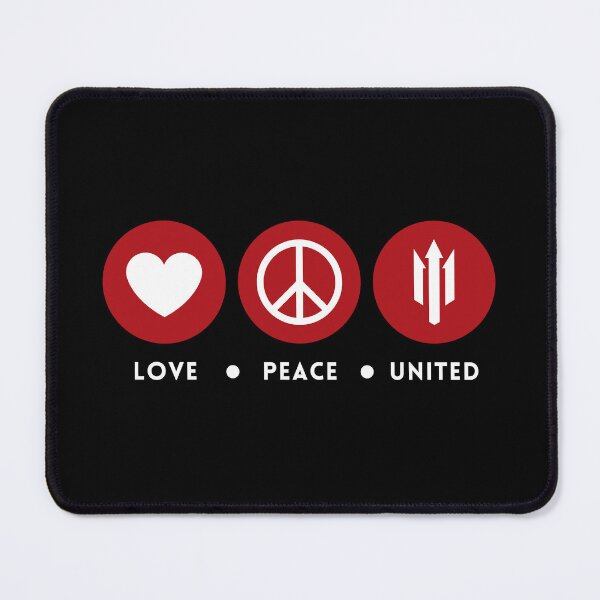 Item preview, Love, Peace, United (Red White) designed and sold by supermanc.