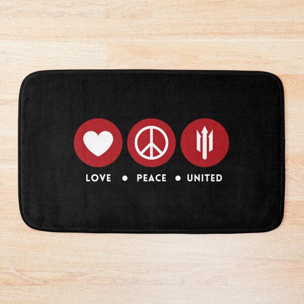 Item preview, Love, Peace, United (Red White) designed and sold by supermanc.