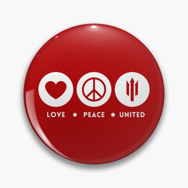 Item preview, Love, Peace, United (White) designed and sold by supermanc.