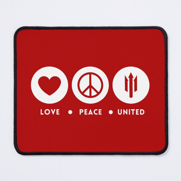 Item preview, Love, Peace, United (White) designed and sold by supermanc.