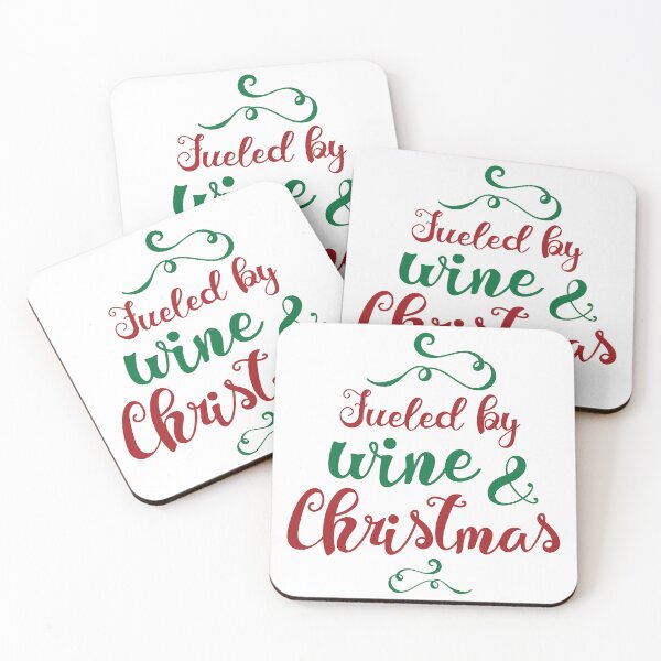 Item preview, Fueled by Wine and Christmas designed and sold by OrnamentallyYou.