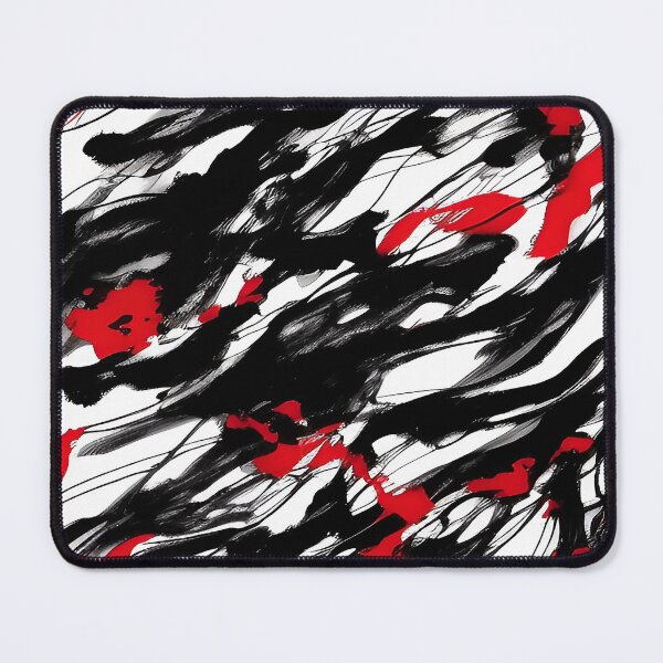 Item preview, Red and Black Running Paint Drips Running Down Canvas designed and sold by deniselynnimage.