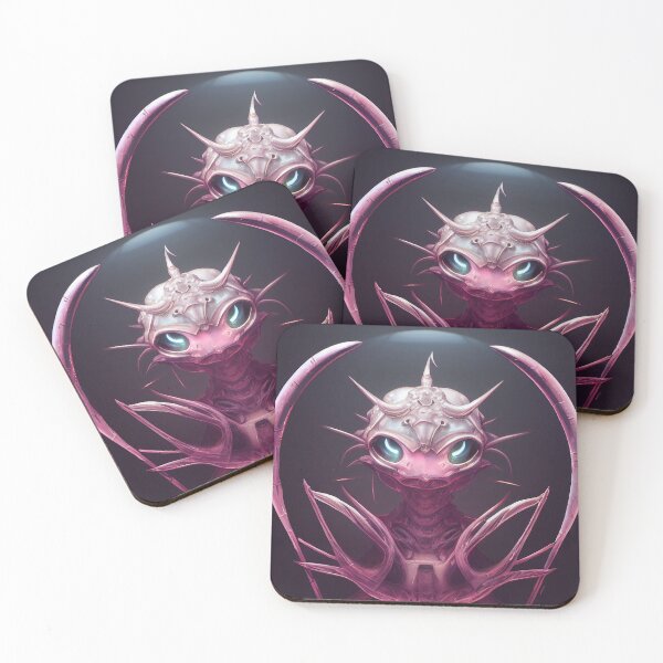 Item preview, Cyber Dragon - Scifi Pink Mechanical Creature Art designed and sold by jjwalters.
