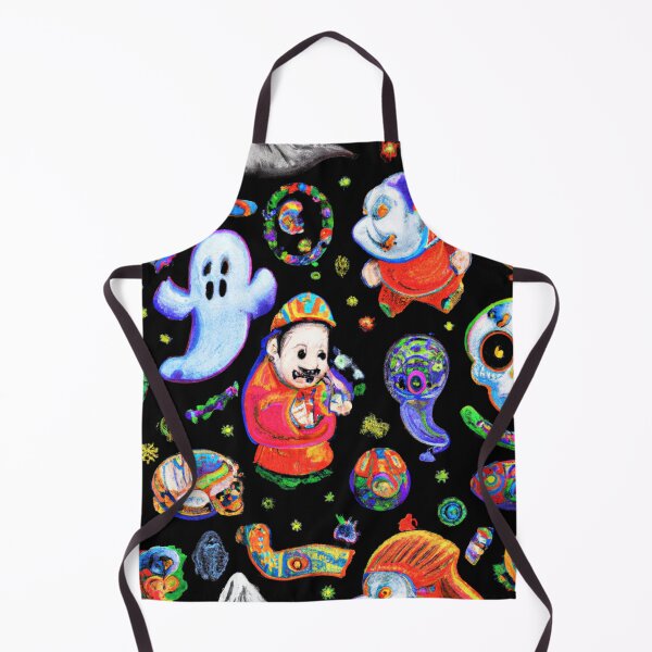 Item preview, pattern of cute ghost guys designed and sold by Bakesales.
