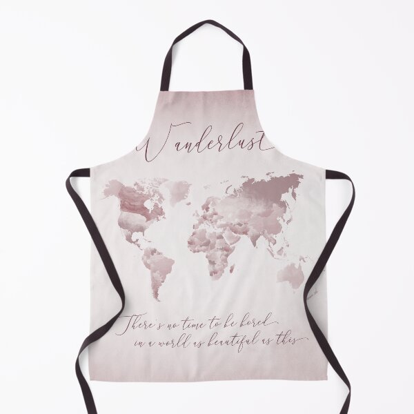 Item preview, Wanderlust World Map designed and sold by UrbanEpiphany.