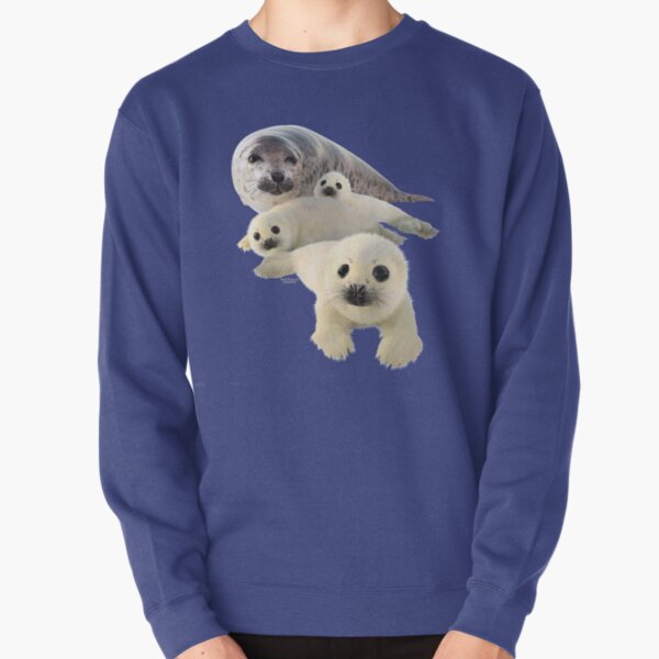 Grey seals arctic Pullover Sweatshirt