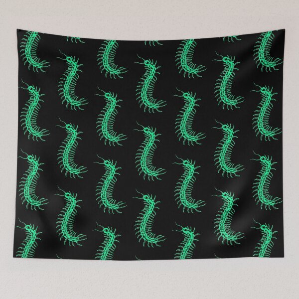 Item preview, green centipede sketch designed and sold by libbydrawz.