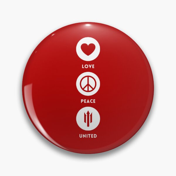 Item preview, Love, Peace, United Vertical (White) designed and sold by supermanc.