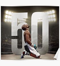 floyd mayweather 50 Poster