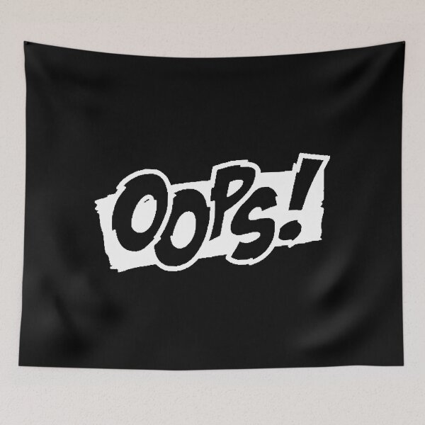 Item preview, White and Black OOPS! designed and sold by Summer-Winter.