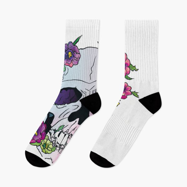Item preview, skull and flowers designed and sold by optimusprime39.