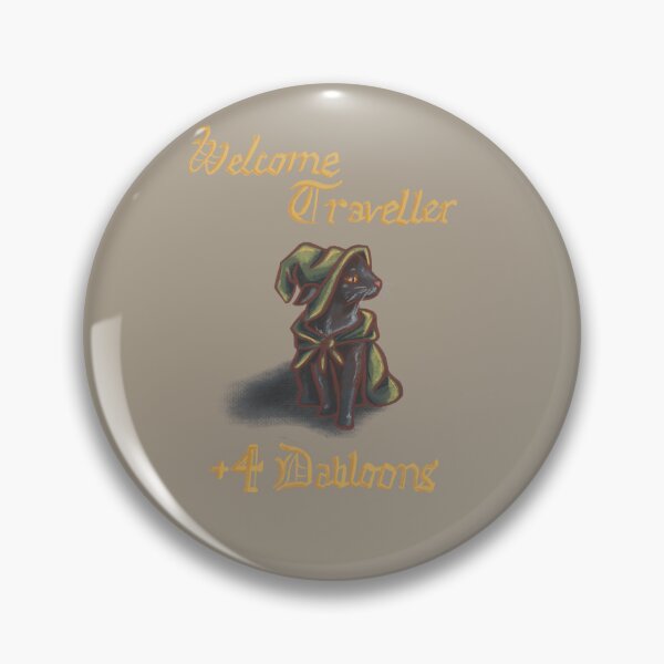 Item preview, Welcome Traveller Dabloon Cat designed and sold by Danielle Seay.