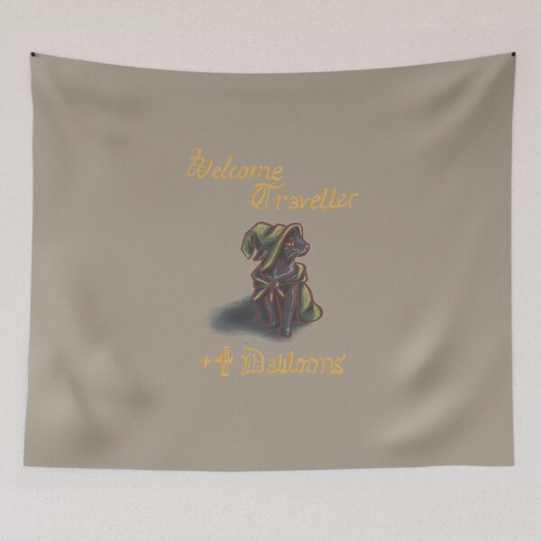 Item preview, Welcome Traveller Dabloon Cat designed and sold by Danielle Seay.