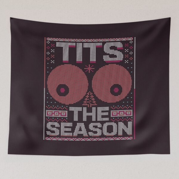 Item preview, Tits The Season | Naughty Christmas | Ugly Christmas Sweater | Inappropriate Christmas Gifts designed and sold by DrawingBoard.