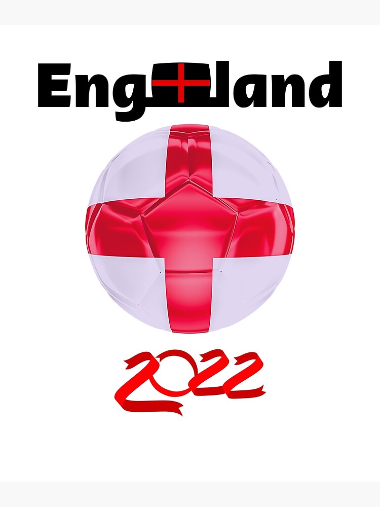 "England Football Team World Cup Qatar 2022" Poster For Sale By ...