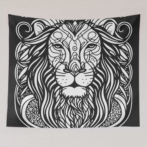Item preview, creative animal lion designed and sold by DD215.