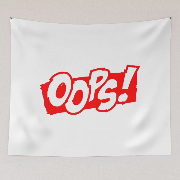 Item preview, Red and White OOPS! designed and sold by Summer-Winter.