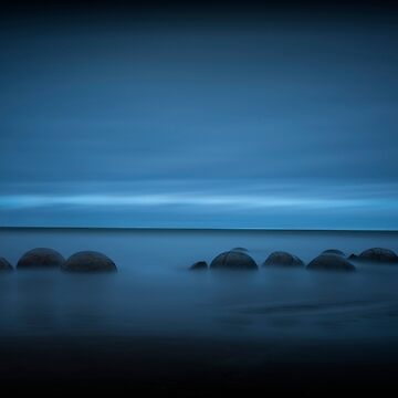 Artwork thumbnail, Silent Symphony - Moeraki Boulders of New Zealand by rshankar8080