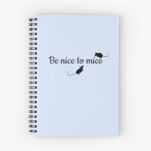 Item preview, Be nice to mice (dark on light) designed and sold by selfproclaimd.