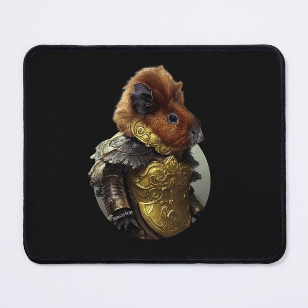 Item preview, Sir Guinea Pig with Golden Armor designed and sold by MktngMultiverse.