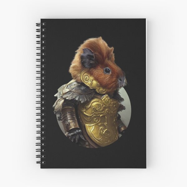 Item preview, Sir Guinea Pig with Golden Armor designed and sold by MktngMultiverse.
