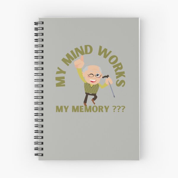 Item preview, Old Person My Mind Works My Memory??? funny aging parent design for those with poor memory or forgetfullness designed and sold by tranquilbeach.