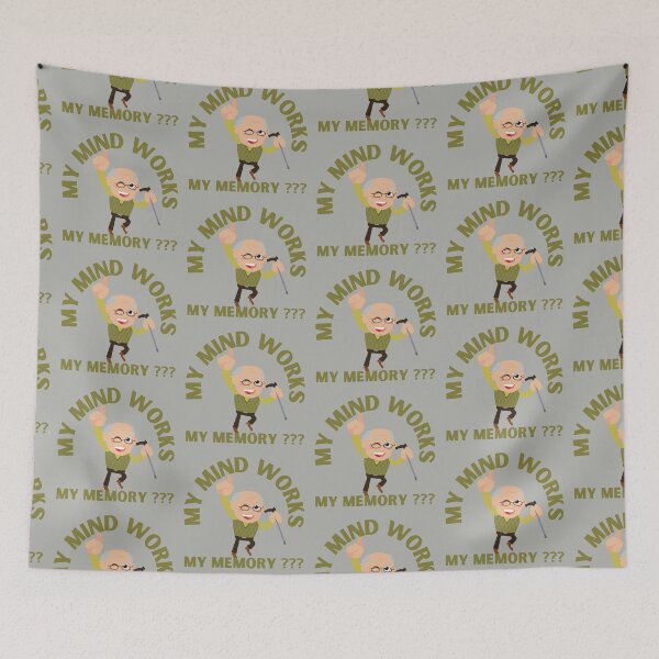 Item preview, Old Person My Mind Works My Memory??? funny aging parent design for those with poor memory or forgetfullness designed and sold by tranquilbeach.