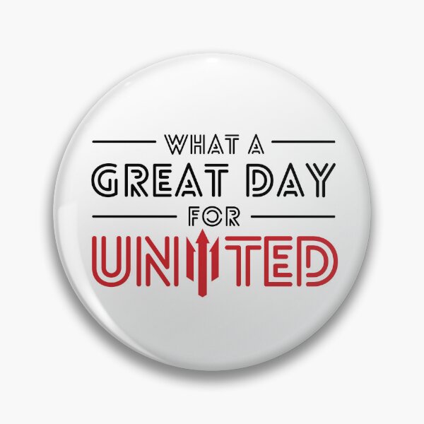 Item preview, A Great Day for United (Red Black) designed and sold by supermanc.