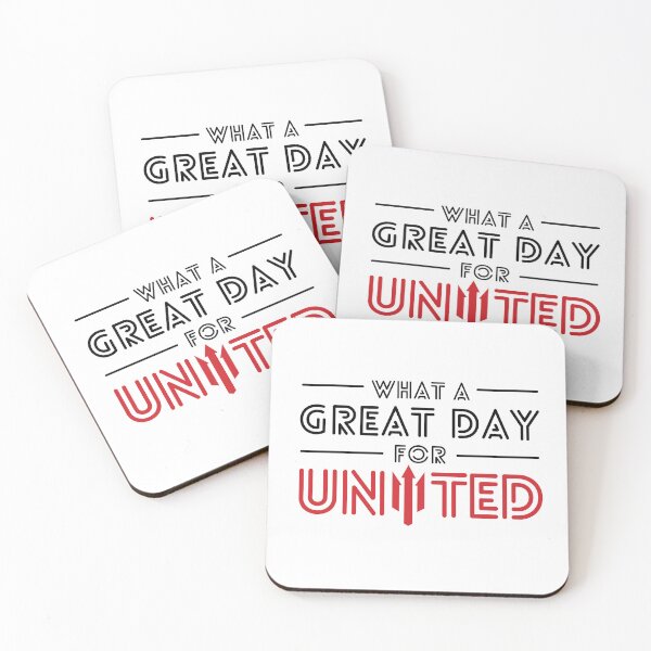 Item preview, A Great Day for United (Red Black) designed and sold by supermanc.