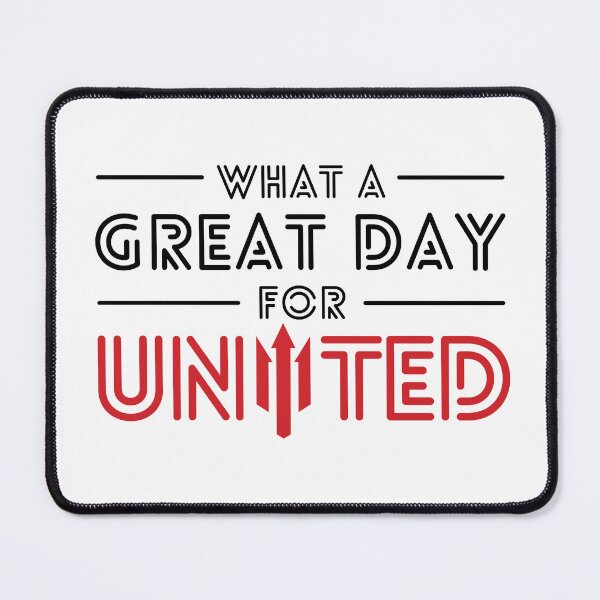 Item preview, A Great Day for United (Red Black) designed and sold by supermanc.